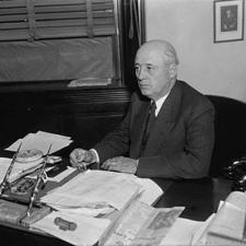 Sam Rayburn at his desk