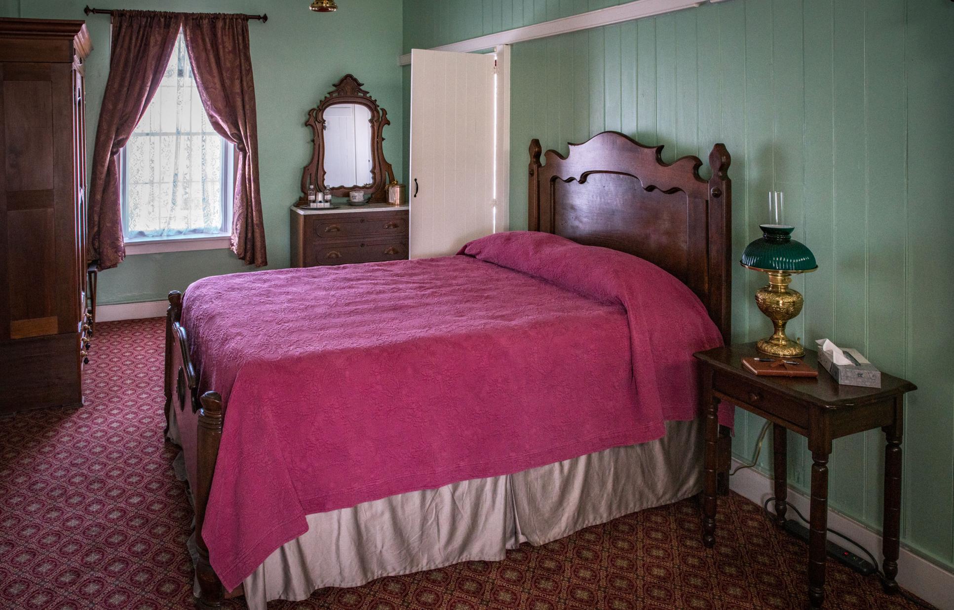 Guest room at Landmark Inn