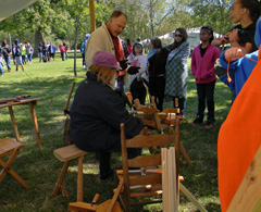 Woodworking demonstration