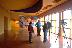 Filming at the Dallas Latino Cultural Center