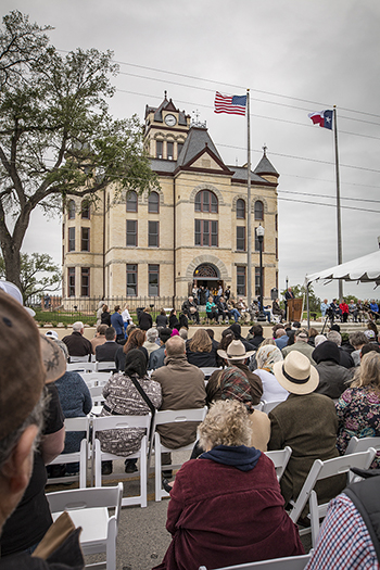 Karnes County Courthouse rededication ceremony
