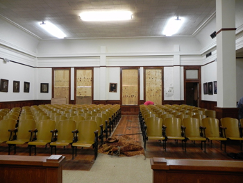 Refugio County Courthouse courtroom
