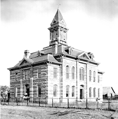 Throckmorton County Courthouse, circa 1890s