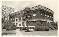 Historic image of Willacy County Courthouse.