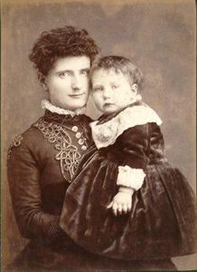 Clara Starr and child.
