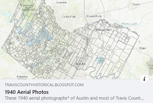Travis CHC promoted online aerial photographs used to research local sites.
