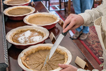 There's an art to the simplicity of pumpkin pies.