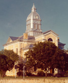 before restoration, Bandera County Courthouse