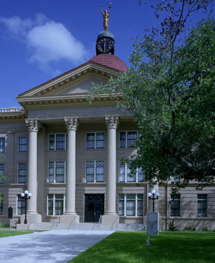 Restored Bee County Courthouse