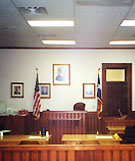 before restoration, Llano County Courthouse