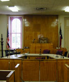 before restoration, Parker County Courthouse