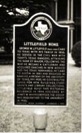 A clean historical marker 