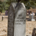 Cemetery headstone