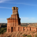 Palo Duro Canyon's Lighthouse rock formation