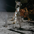 NASA photo moon landing