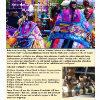 Native American Heritage Month flyer